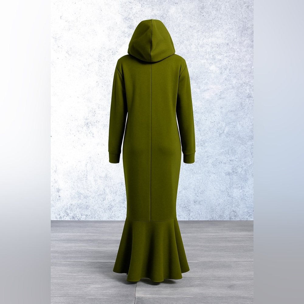 Olive Sweater Dress - Picture 2 of 5